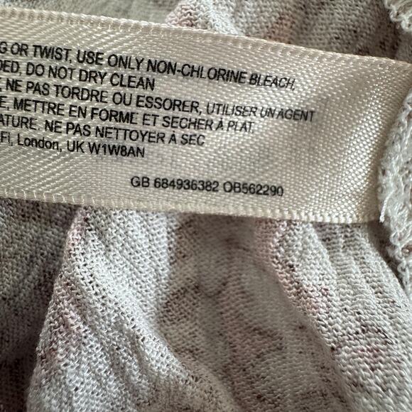 Lilka Dress Womens Extra Small Pink White Paisley Boho Mini Anthropologie - Picture 7 of 9